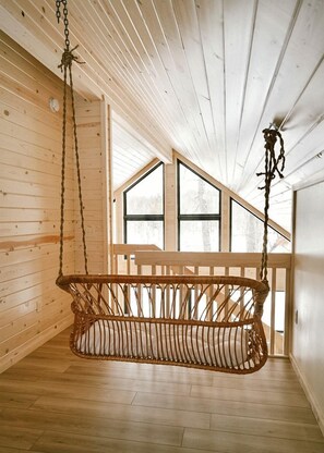 Interior - Riverside Retreat: Unwind in a Cabin with Private Steam Sauna on the Pine River (Mission Township)