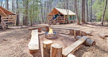 Safari Tent Bliss for You and Your Best Friend: Pet-Friendly Glamping in Suches, Georgia