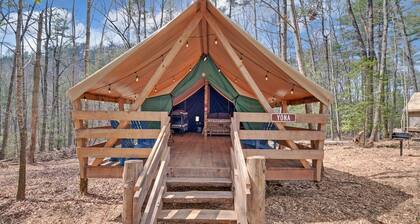 Safari Tent Bliss for You and Your Best Friend: Pet-Friendly Glamping in Suches, Georgia