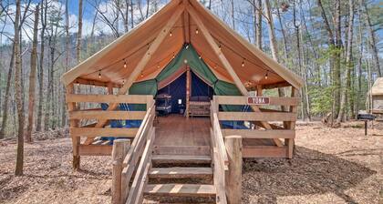 Safari Tent Bliss for You and Your Best Friend: Pet-Friendly Glamping in Suches, Georgia