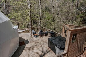 Unclassified image, 4 of 24, button - Designer Dome with Unmatched Scenery: Romantic Getaway near Falls in Cherry Log, Georgia (Cherry Log)