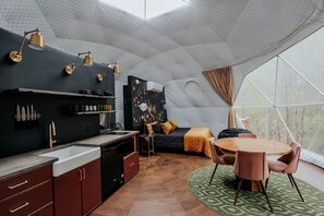 Interior - Designer Dome with Unmatched Scenery: Romantic Getaway near Falls in Cherry Log, Georgia (Cherry Log)