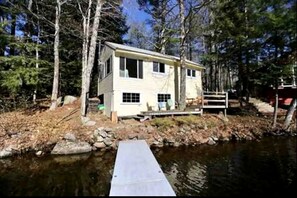 Exterior - Gorgeous Lakefront Cottage Nestled Amidst Trees in Meredith, New Hampshire (Meredith)