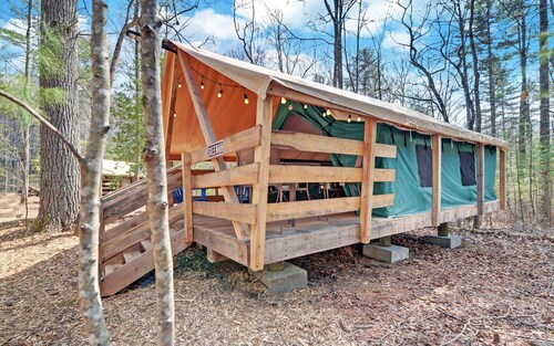 Discover the Best Glamping in Georgia with a Stay in This Safari Tent