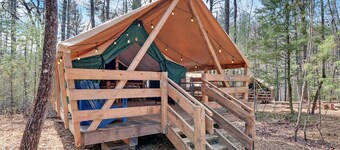 Discover the Best Glamping in Georgia with a Stay in This Safari Tent