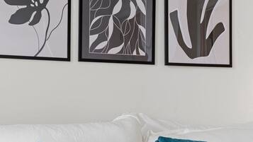 3 bedrooms, iron/ironing board, travel cot, WiFi