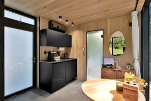 Dining - Spectacular Scenery Awaits: Modern Tiny House with Sauna in Coldspring, TX (Coldspring)