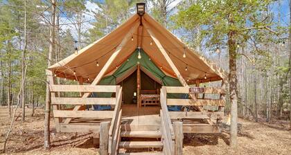 Ultimate Glamping Adventure in Suches, Georgia with a Safari Tent Retreat