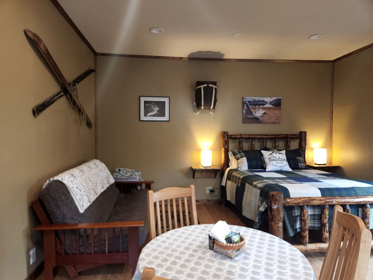 1 bedroom, travel crib, WiFi, bed sheets