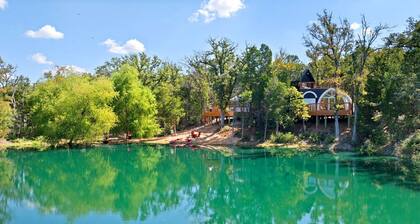 Impressive Unique Castle Dome with Spectacular Panoramic Views and Stunning Design in Elgin, Texas