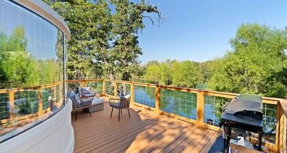 Impressive Unique Castle Dome with Spectacular Panoramic Views and Stunning Design in Elgin, Texas