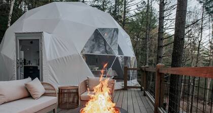 Unmatched Views Await You at this Cherry Log, Georgia Designer Dome near Fall Branch Falls