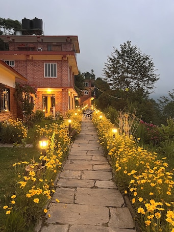 Front of property. les Terrasses Himalayan resort