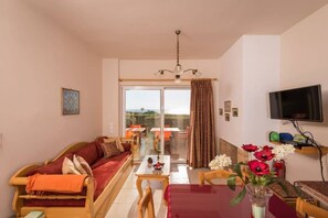 Smart TV, fireplace - Cretan View Villa with ecological pool (Stavros)