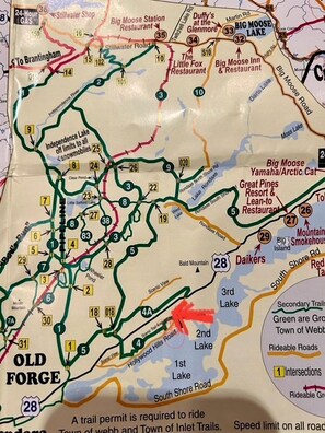 Carte de l’hébergement