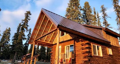 Pet Friendly Alaskan Cabin for Mountain Glamping in Wrangell St. Elias National Park and Preserve