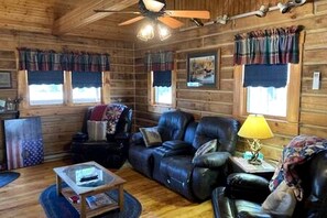 TV - Rural Family Cabin Nestled Among Nature in Indiana (Birdseye)