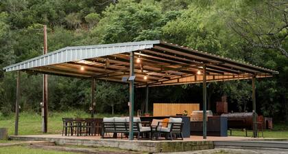 Beautiful Safari Tent Nestled Amidst Trees in San Saba, Texas