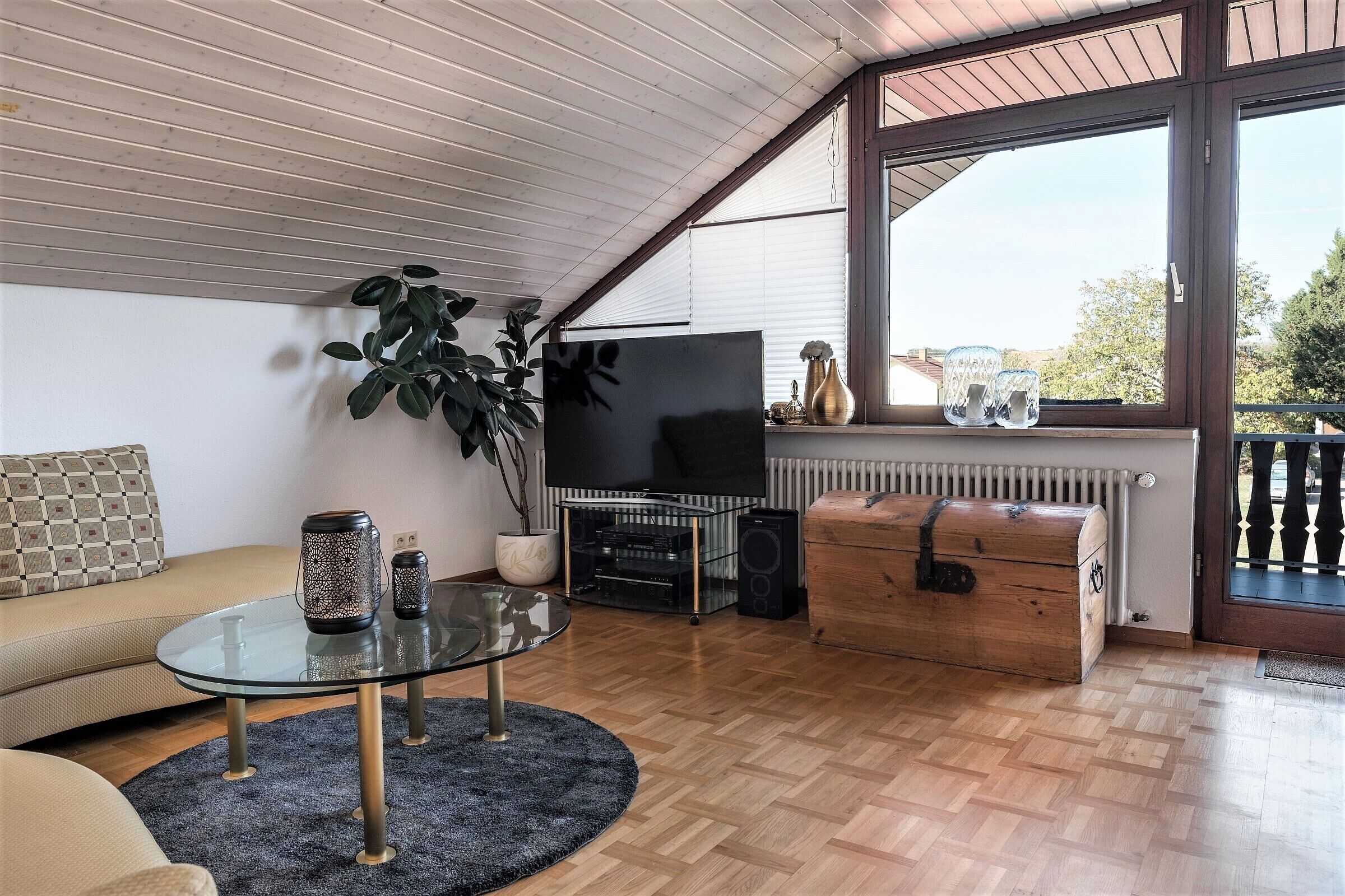 Fernseher, DVD-Player, Stereoanlage