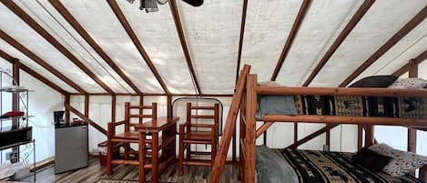1 makuuhuone, vuodevaatteet