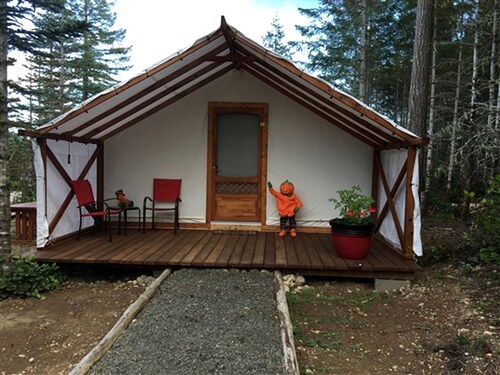 Safari Tent Rental for a Glamping Getaway near Olympic National Park in Washington