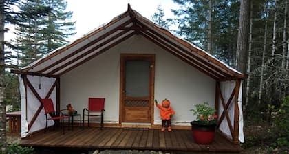 Safari Tent Rental for a Glamping Getaway near Olympic National Park in Washington