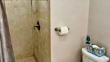 Hair dryer, towels