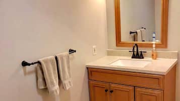 Hair dryer, towels