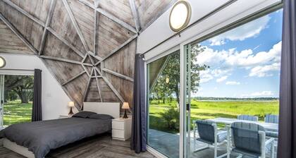 Cozy Lakefront Studio Dome with Kitchen | Nature Retreat Near Orlando