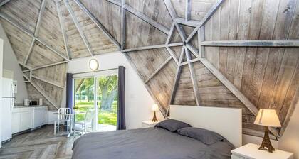 Cozy Lakefront Studio Dome with Kitchen | Nature Retreat Near Orlando