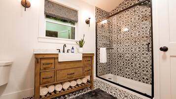 Hair dryer, soap, shampoo