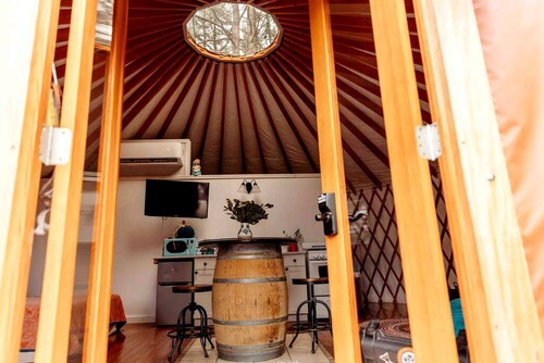 Pet Friendly Keuka Yurt in Penn Yan, New York