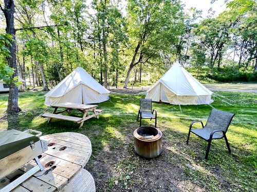 Stunning Cozy Tipi with Fire Pit in Saint Croix Falls, Wisconsin