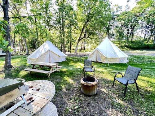 Stunning Cozy Tipi with Fire Pit in Saint Croix Falls, Wisconsin