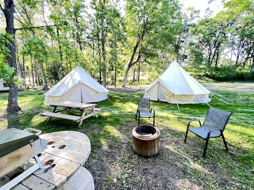 Stunning Cozy Tipi with Fire Pit in Saint Croix Falls, Wisconsin