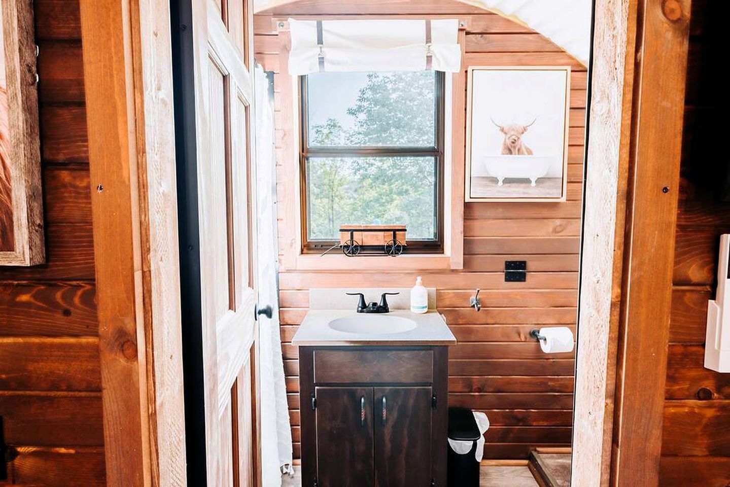 Soap, shampoo, toilet paper