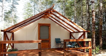 Idyllic Safari Tent for a Camping Getaway near Seattle, Washington