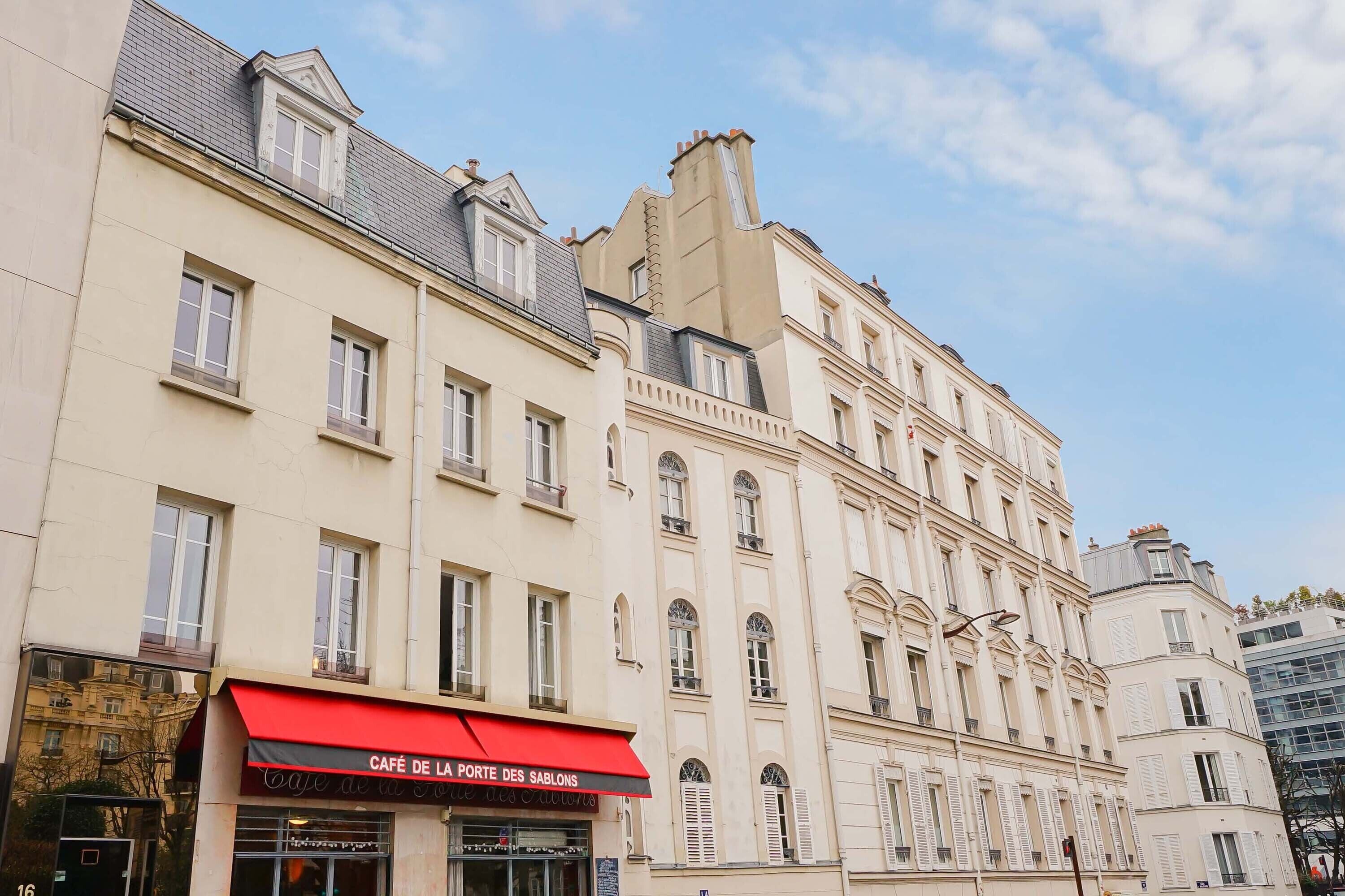 Façade de l’hébergement