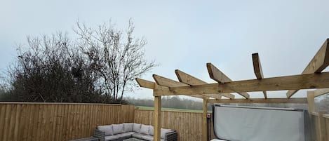 Bungalow, 2 chambres, fumeur, balcon | Terrasse/patio