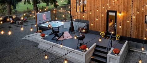 Bain à remous extérieur