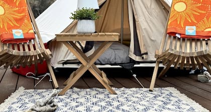 Luxurious and Comfy Bell Tent in the Stunning Nevada Desert