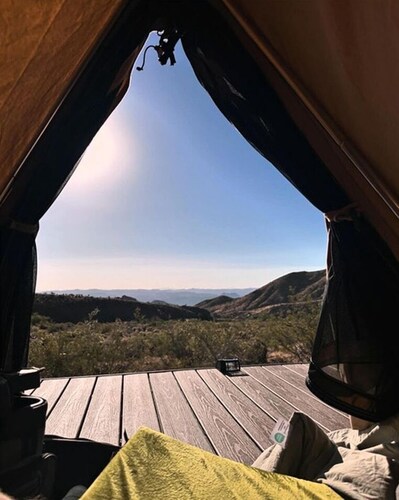 Luxurious and Comfy Bell Tent in the Stunning Nevada Desert