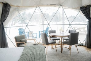 Dining - Pure Glamping Dome in Saint Croix Falls, Wisconsin (Saint Croix Falls)