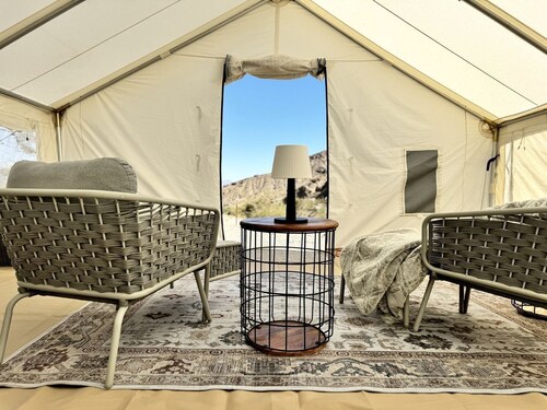 Remote Expansive Tented Cabin Incredible for a Glamping Experience in Nevada