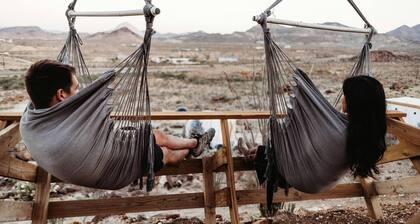 Incredible Dome on a Unique Space-Themed Site with Stunning Desert Views near Big Bend National Park in Terlingua, Texas