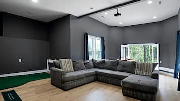 Fernseher, Kamin