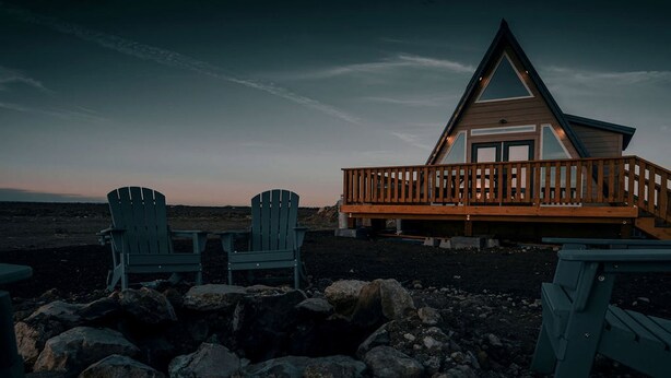 Unclassified image, 1 of 78, button - Rustic Off-Grid A-frame with Hot Tub and Sauna near the Grand Canyon for a Unique Escape in Williams, Arizona (Williams)