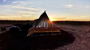 Unclassified image, 3 of 78, button - Rustic Off-Grid A-frame with Hot Tub and Sauna near the Grand Canyon for a Unique Escape in Williams, Arizona (Williams)