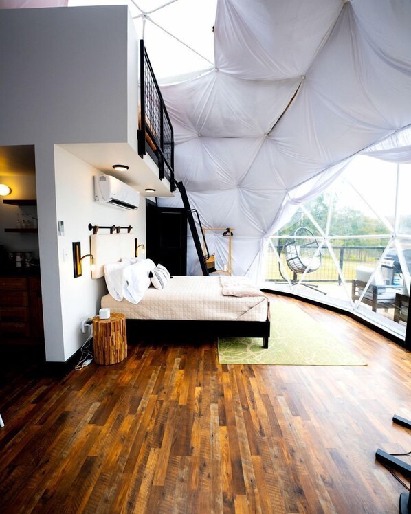 1 غرفة نوم وملاءات أسرّة