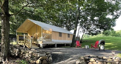 Gorgeous Tent Rental for Vermont Getaways in Nature